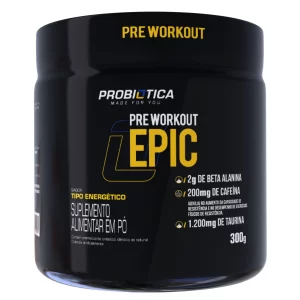 Epic 300g - Pré Workout - sabor tipo energético - probiótica