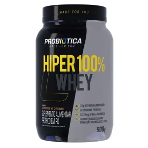 Hiper 100% Whey 900g-cookies ecream- probiótica
