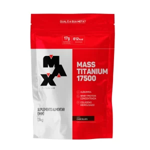 Mass Titanium Refil 3Kg-sabor chocolate- max titanium